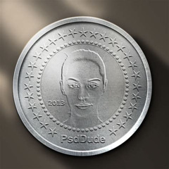 Gold Coin Mockup Free Download Kostenlos Downloaden