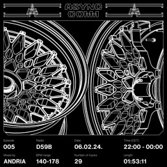 RADIO.D59B / ASYNC COMM #5 w/ Andria