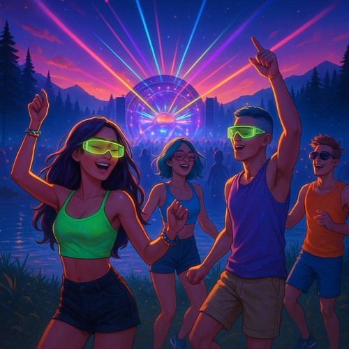 Rave against the negative vibes [high-contrast Hardtechno Set]