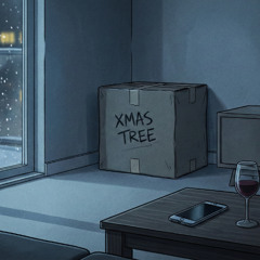 Empty Living Room Christmas