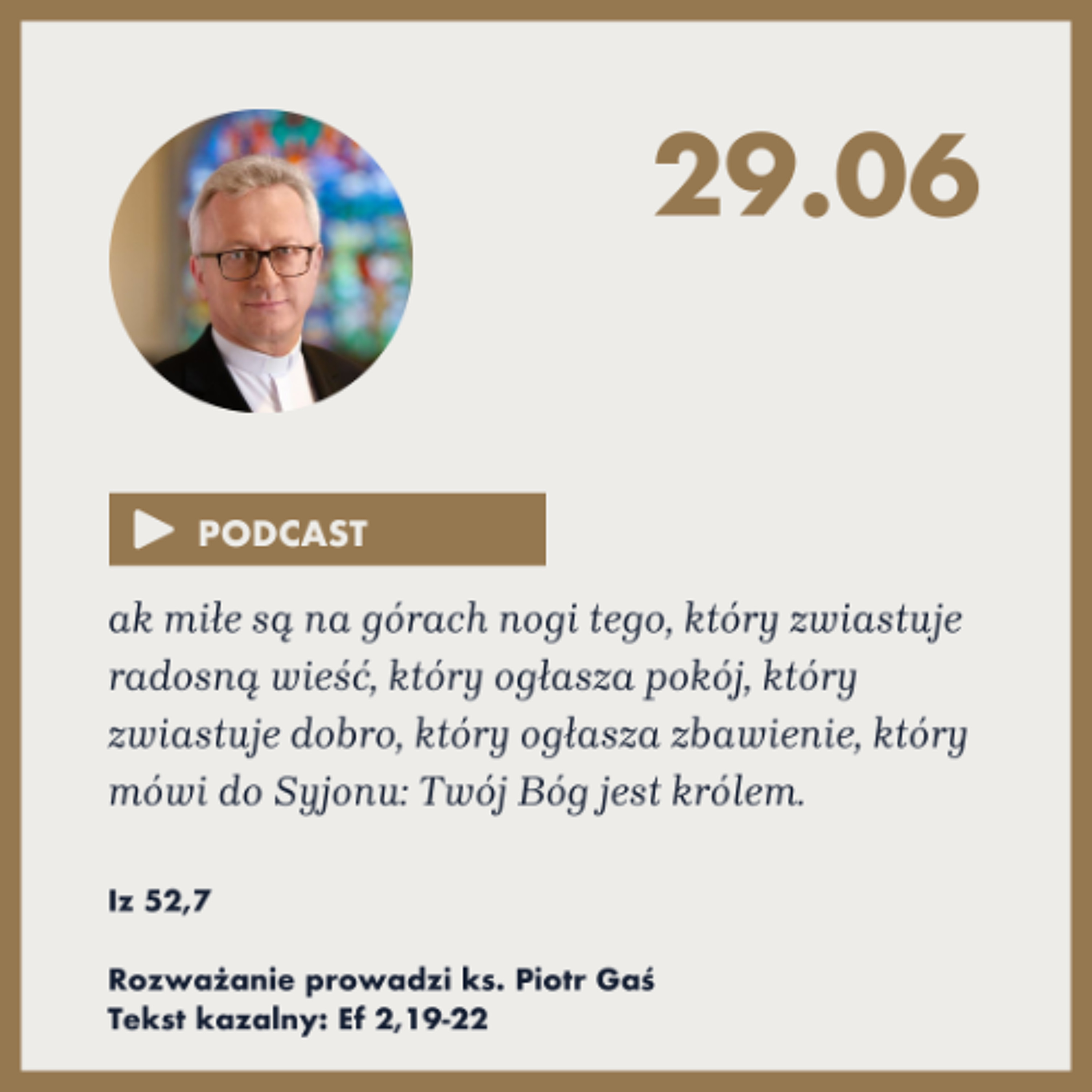 Niedziela ze Słowem, rozważanie z nabożeństwa z 29 czerwca 2025 episode artwork