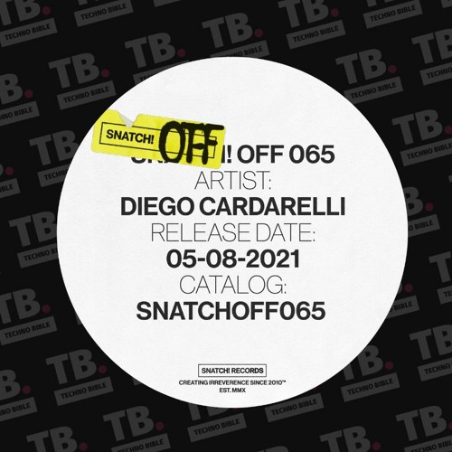 TB Premiere: Diego Cardarelli - Black Gun [Snatch! Records]