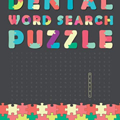READ EBOOK 🧡 Dental Word Search Puzzle: Activity Book for Adults - Puzzlebook Gifts