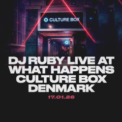 DJ Ruby Live at What Happens | Culture Box | Copenhagen | 17.01.26