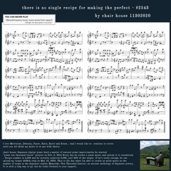 There Is No Single Recipe For Making The Perfect - #2543 By Chair House 11302020