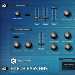 Darkpsy, Forest Night Psytrance - HITECH BASS HBS1 Darkpsy Plug-in
