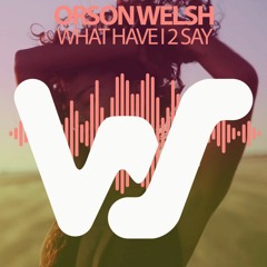 Orson Welsh - What Have I 2 Say (Original Mix) World Sound Recordings RELEASED 15.01.21