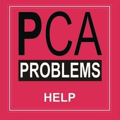 PCA Problems - Help