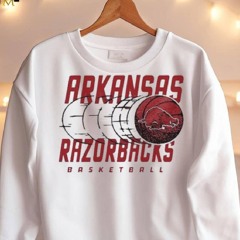 Arkansas Razorbacks Basketball 2023 2024 White Shirt