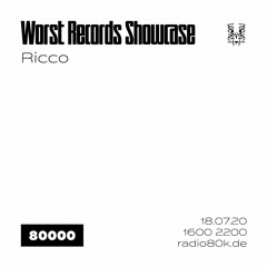 Worst Records Showcase on Radio 8000 - Ricco