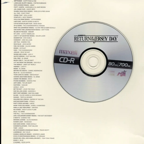 Return of the Jersey Day Mix - full tracks