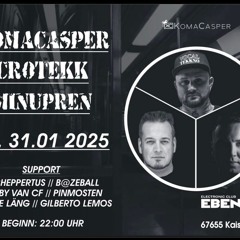 Pin Mosten live @ Ebene 3 Kaiserslautern 31.01.25 Nightclubing Events (( Peaktime- Techno)