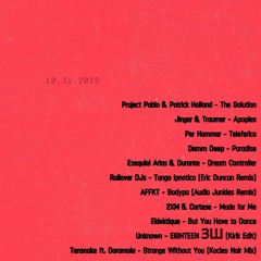 10.31.25 - Home Mix, Van Schaick Island, NY