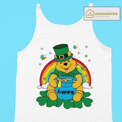 Winnie The Pooh And Hunny With Shamrock St Patrick's Day Shirt