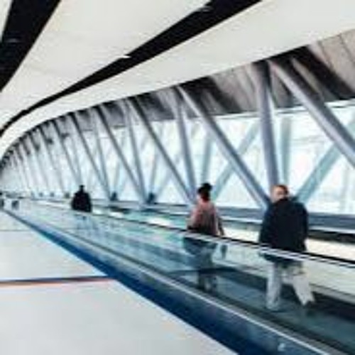 You're Blocking the Airport Escalator