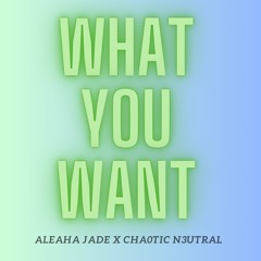 What You Want (Prod. Cha0tic N3utral)