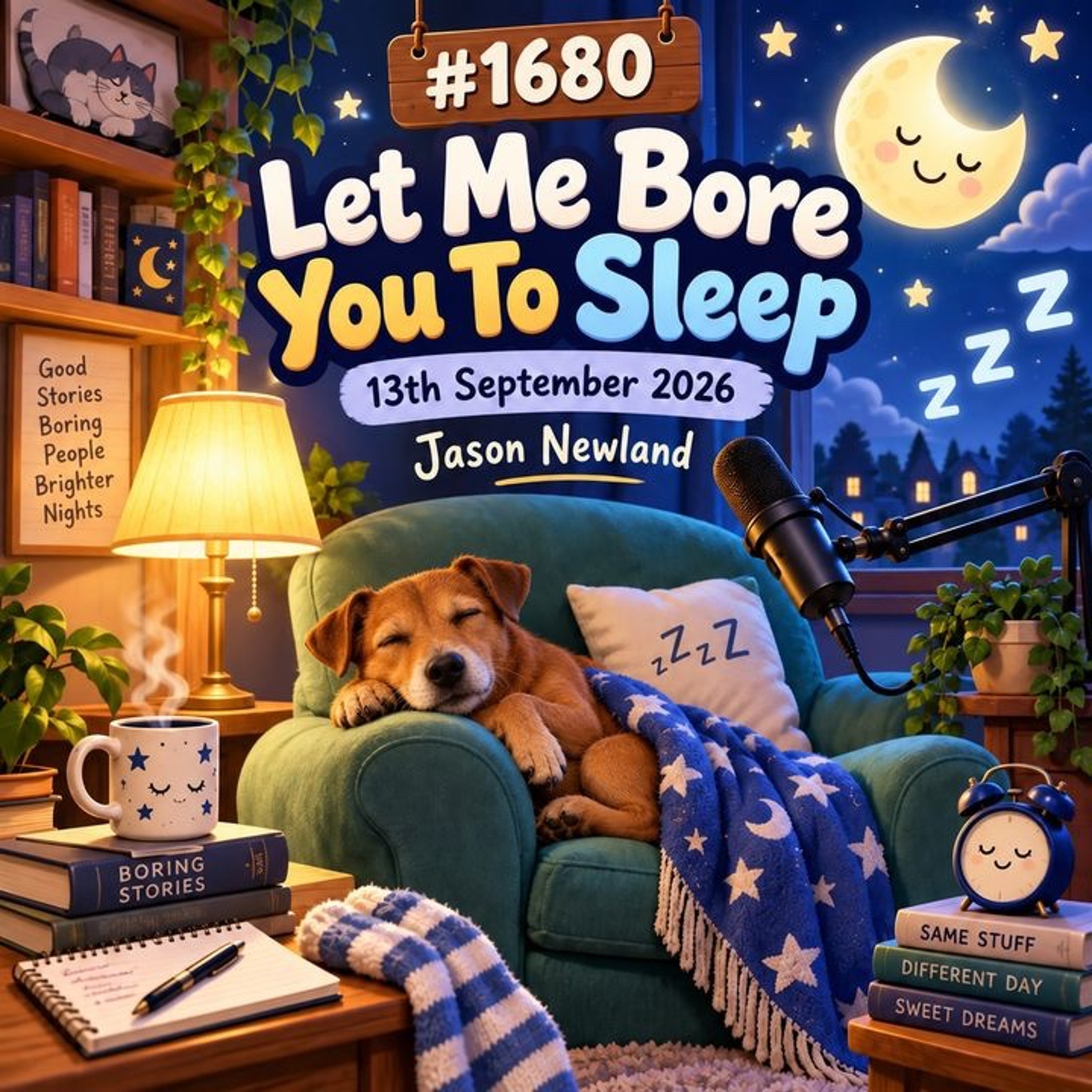 (Long Voice Only) #1680 Let Me Bore You To Sleep | 13th September 2026 | Jason Newland