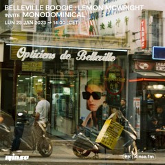 Belleville Boogie : Lemon McWright invite Monodominical - 23 Janvier 2023