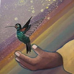 Alton T. singing, Jay Cly drumming, at Chinle convention 2021