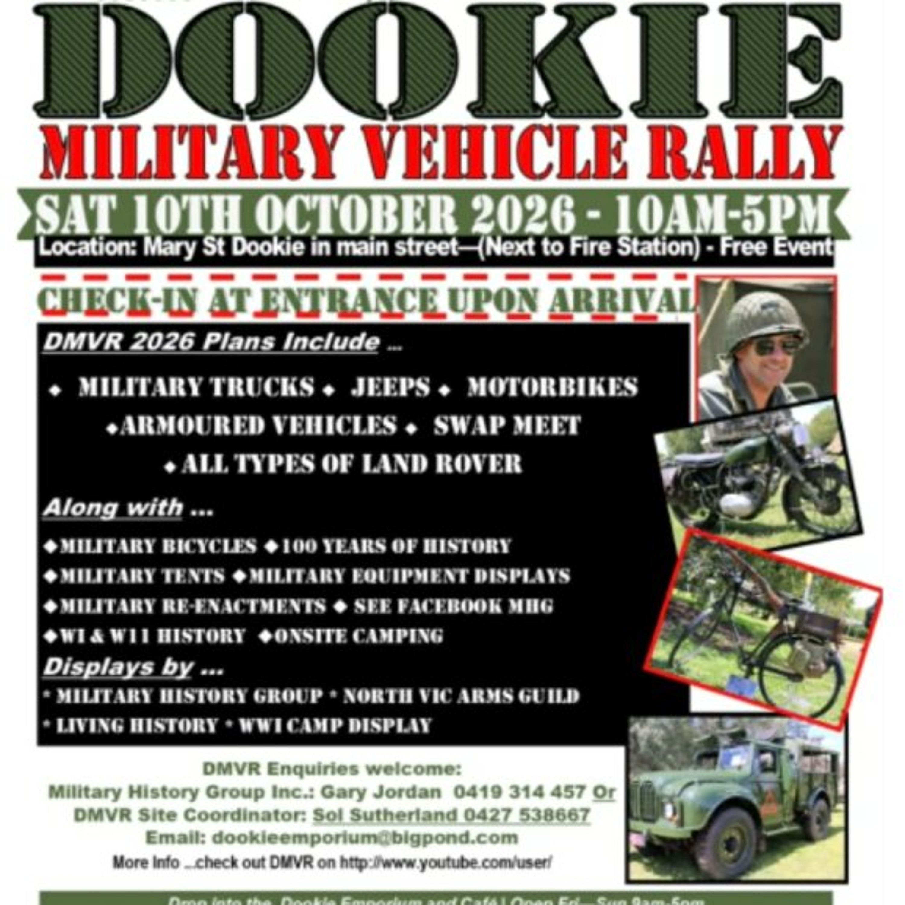 Regional Voice: Sol Sutherland on the 2026 Dookie Military Vehicle Rally