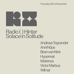 Radio Hinter // Solace in Solitude // 20-11-2025