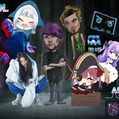 Virtual Riot - Dream Logic RMX ft BLACKPINK Gawr Gura Barely Eliminate 宝鐘マリン AZUR 바이스벌사 ANIMASHUP323