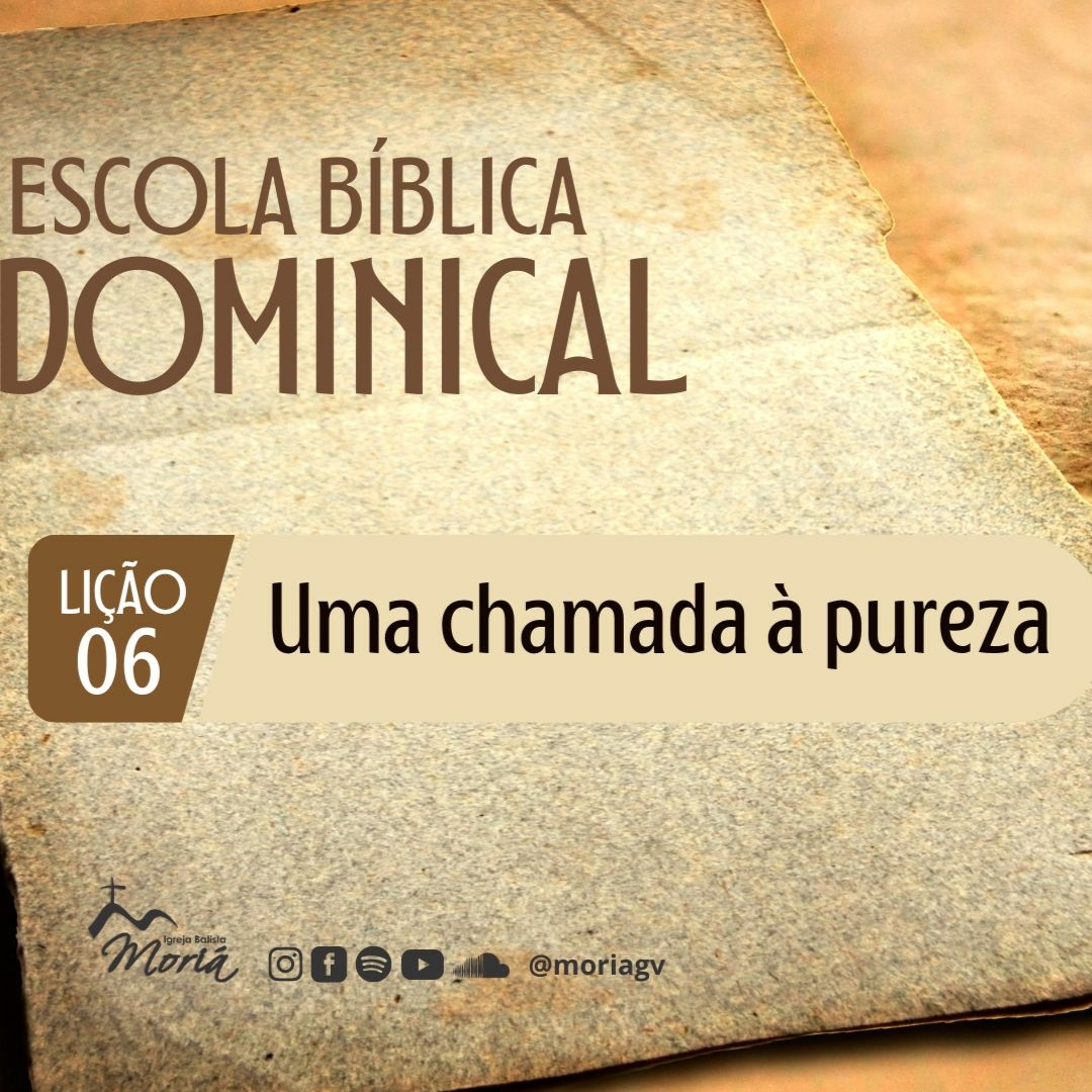 Uma chamada à pureza - Pr. Harley Apolônio - Escola Bíblica Dominical [20.08.2023] episode artwork