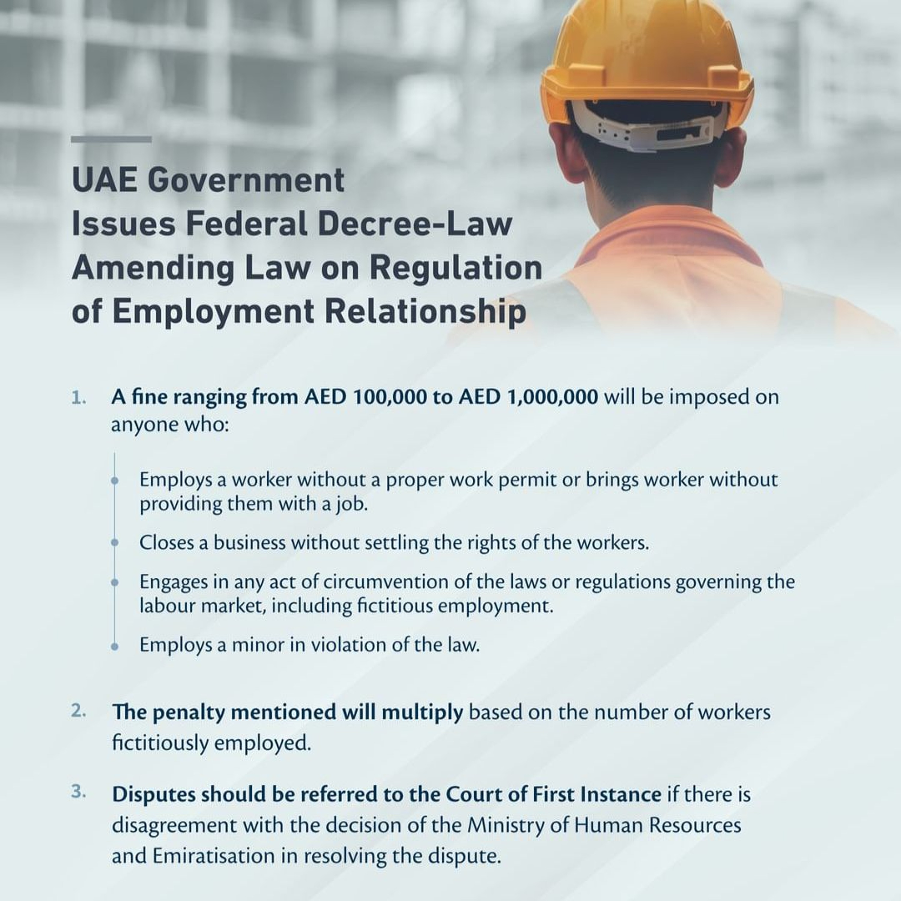 UAE issues new law to regulate employee relationships (13.8.24) episode artwork