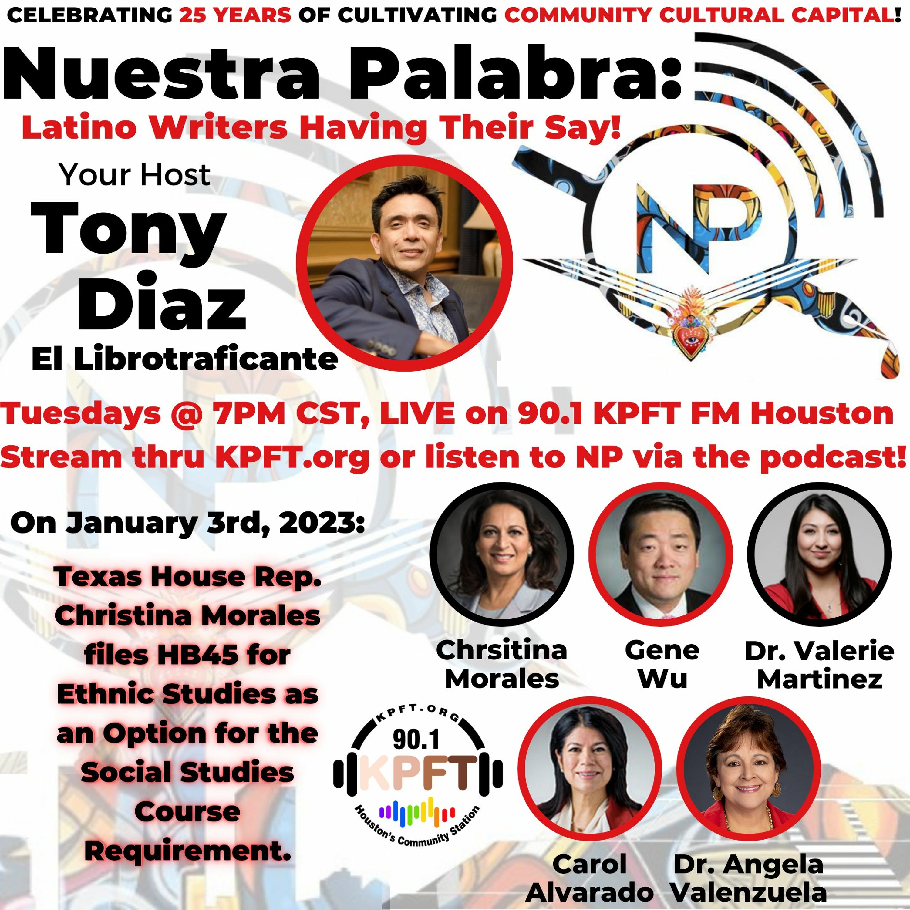 Nuestra Palabra: Latino Writers Have Their Say w/ Tony Diaz