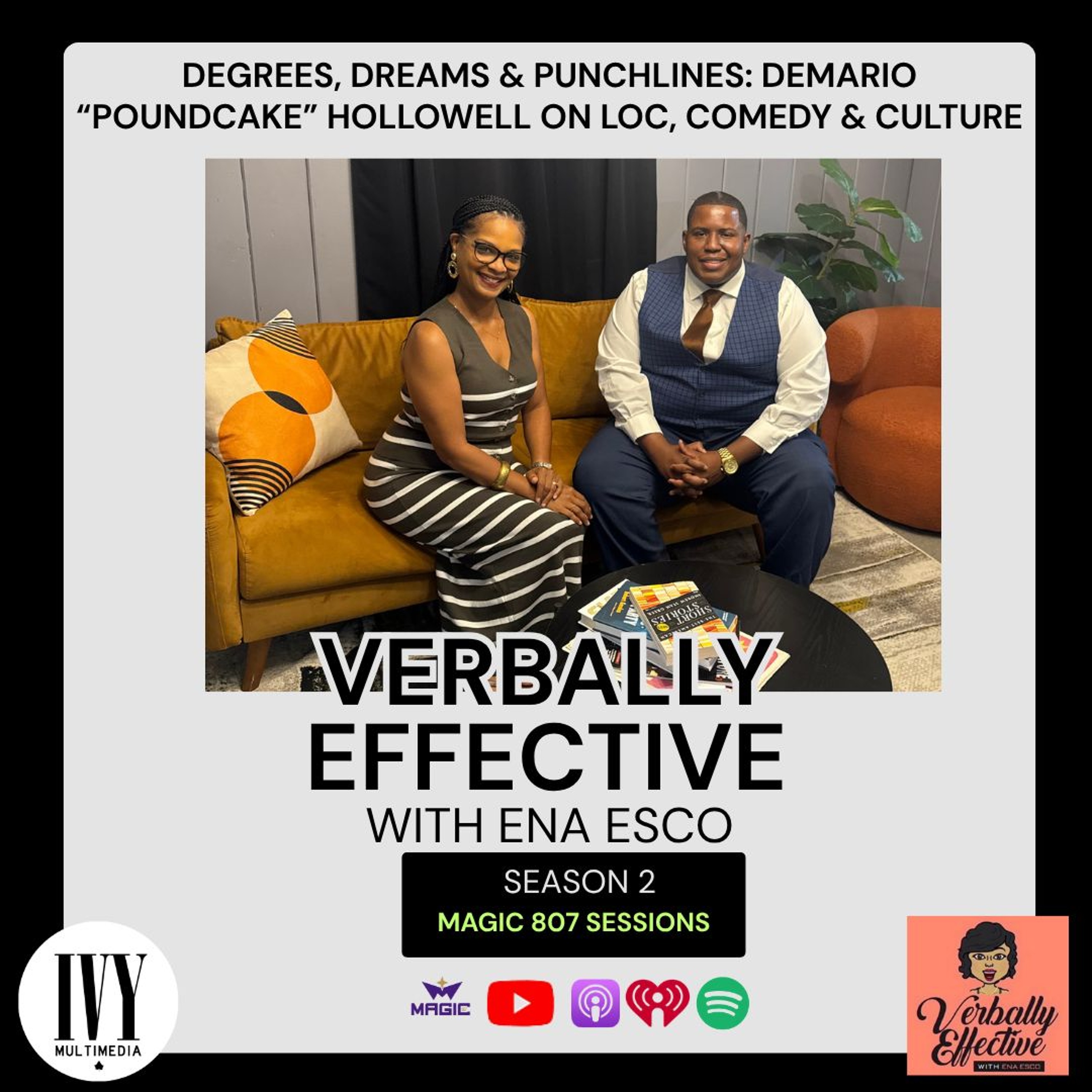 Degrees, Dreams & Punchlines: Demario “Poundcake” Hollowell on LOC, Comedy & Culture episode artwork