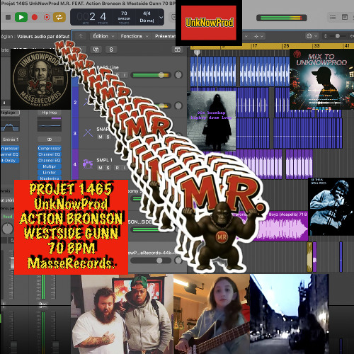 Projet 1465 UnkNowProd M.R. FEAT. Action Bronson & Westside Gunn 70 BPM MAST. L.P