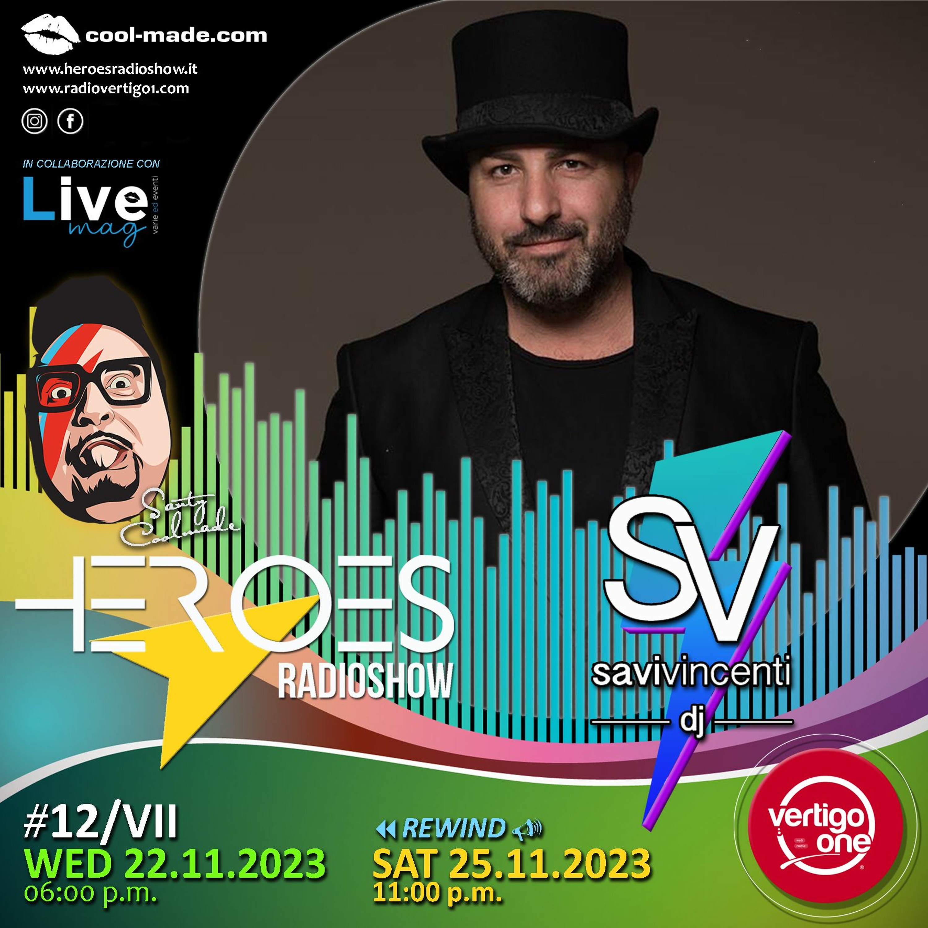 12/2023-24> HEROES RadioShow - Special Guest  SAVI VINCENTI episode artwork