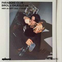 Paradoxe Club : Ohjeelo B2B Birol spécial Grime - 28 Septembre 2022