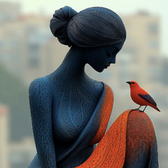 Lady with Bird