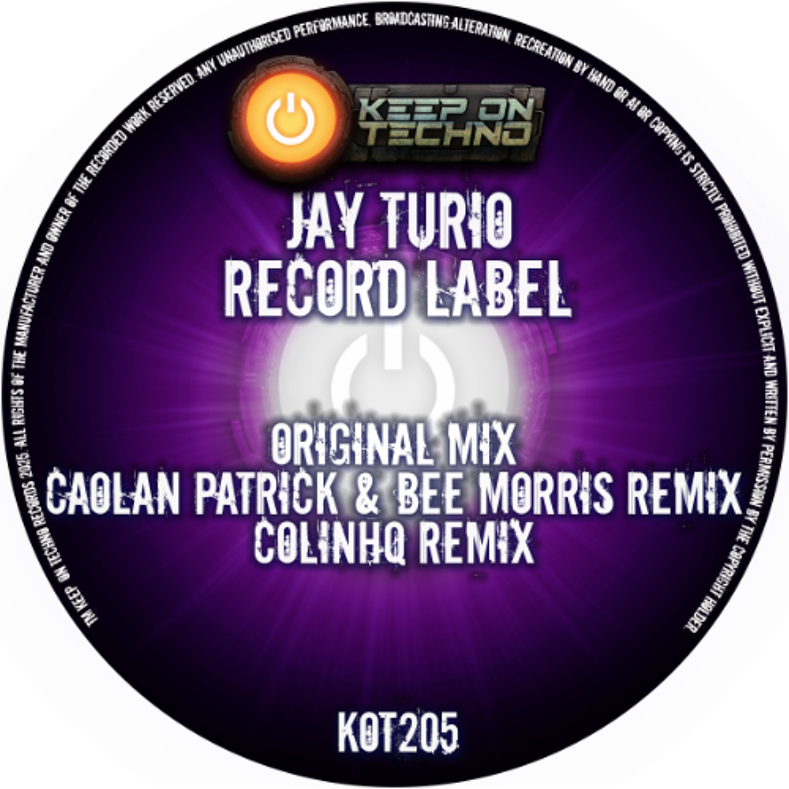 Jay Turio- Record Label (Caolan Patrick & Bee Morris Remix) episode artwork