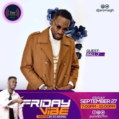 BALL J Goes Beast Mode On Friday Vibe with Dj Aroma.