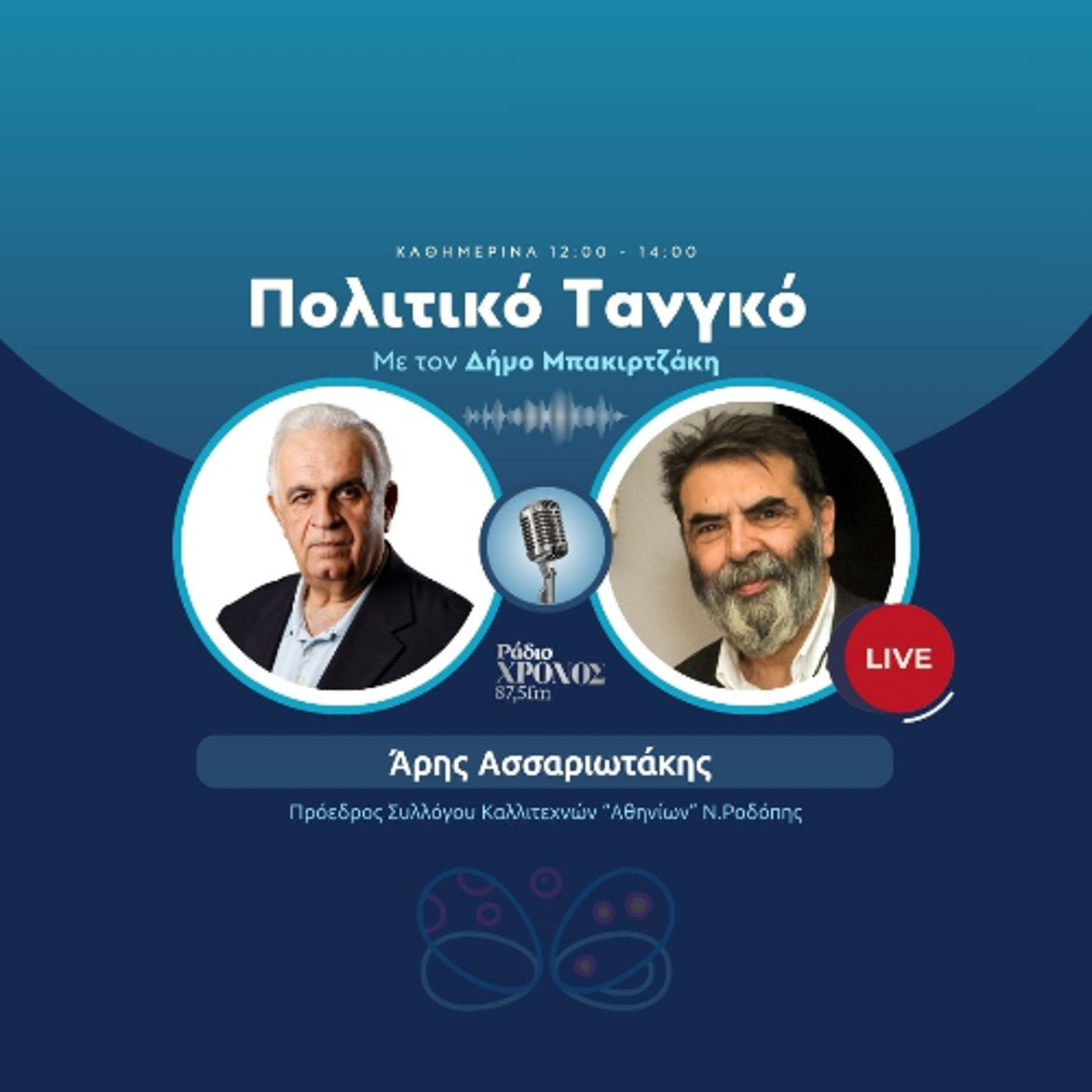 Ασσαριωτάκης Άρης – Πρόεδρος Συλλόγου Καλλιτεχνών “Αθηνίων” Ν.Ροδόπης episode artwork