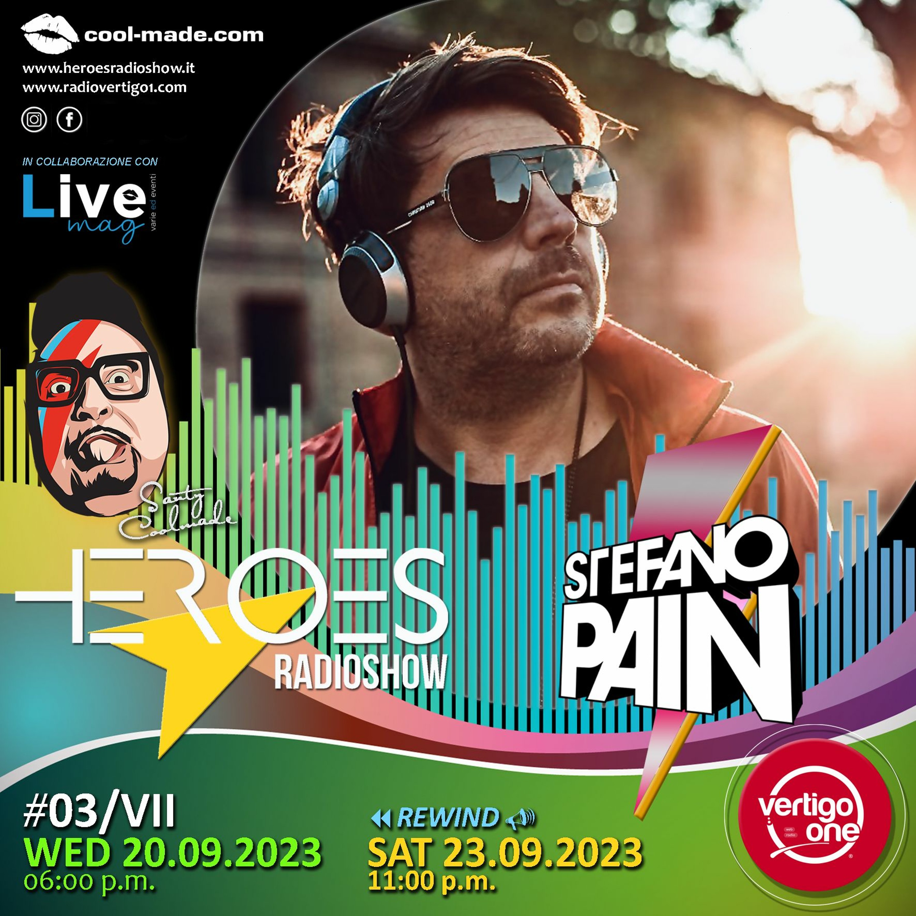 03/2023-24> HEROES RadioShow - Special Guest  STEFANO PAIN episode artwork