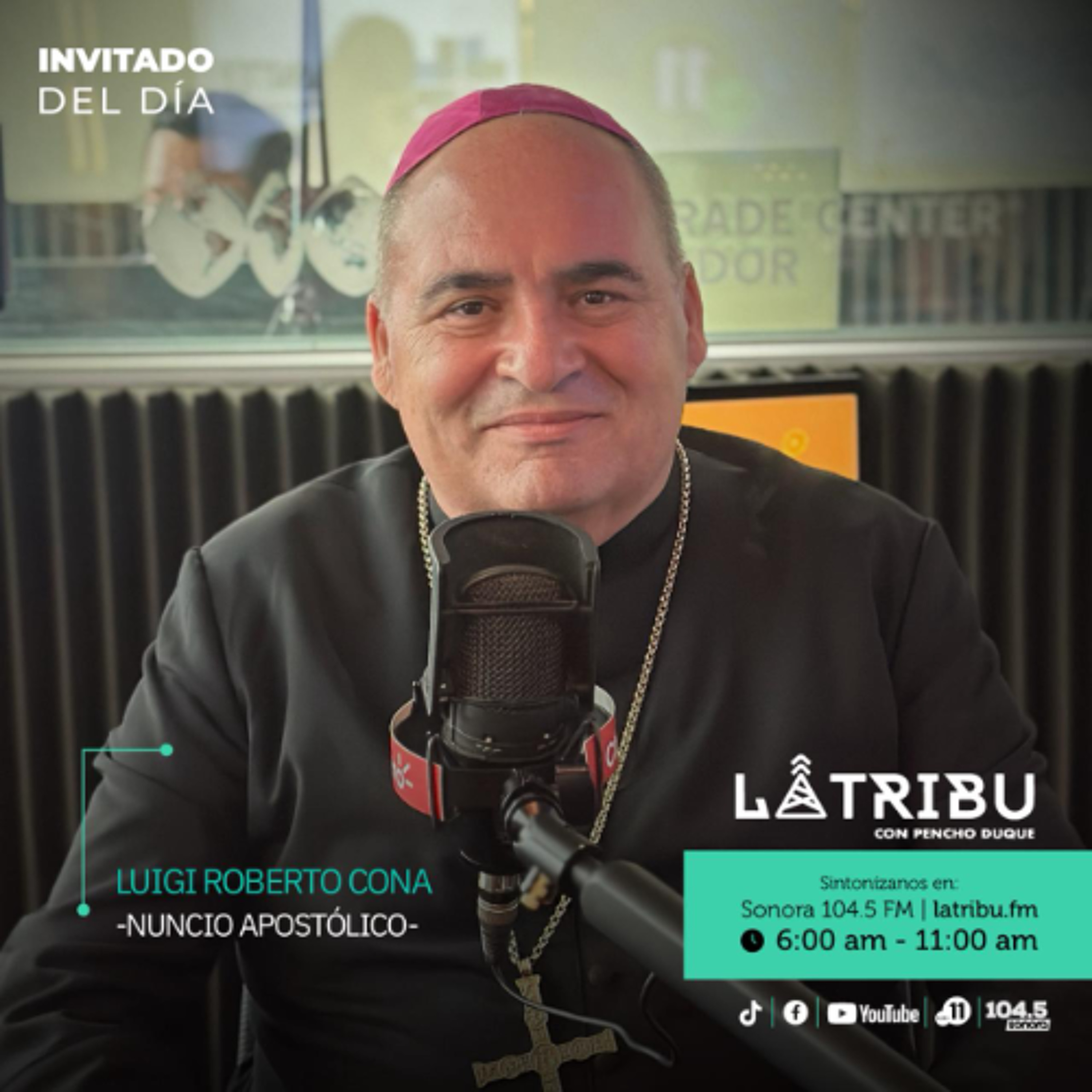 Monseñor Luigi Roberto Cona - Nuncio Apostólico en El Salvador