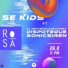 Abfahrt mit DJ Deutschlandticket | ROSA (26/08/2023)