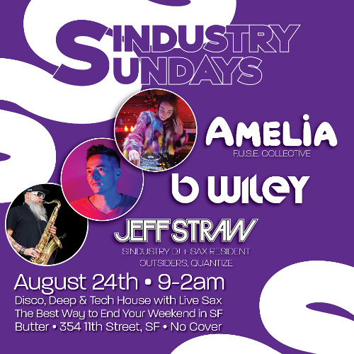 B Wiley @ Butter + Jeff Straw live sax 8-24-25