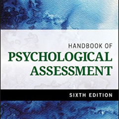 [Read] KINDLE 💓 Handbook of Psychological Assessment by  Gary Groth-Marnat &  A. Jor