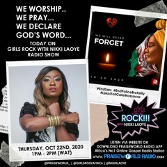 We Worship| We Pray 4 Nigeria on Girls Rock With Nikki Laoye - OCT 22 2020