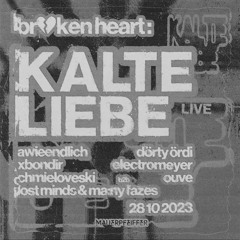Kalte Liebe @Mauerpfeiffer - Hardtechno Premiere
