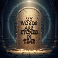 my words are etched in time