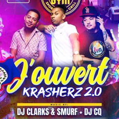 Jouvert Krasherz Clarks & Smurf LIVE AUDIO at D' Gym Orange Walk