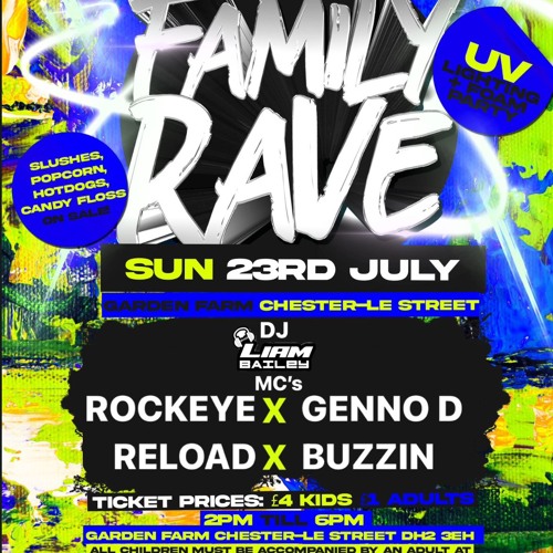 DJ Liam Bailey / MC’s Genno D B2B Rockeye B2B Reload B2B Buzzin live set @ The Garden Farm