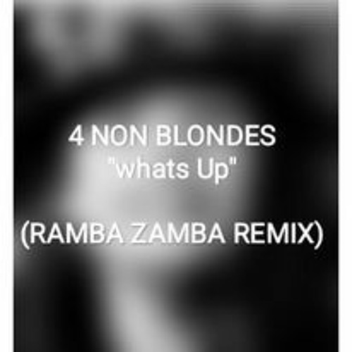 4 Non Blondes - Whats Up (RAMBA ZAMBA Feat TIN4 Remix)