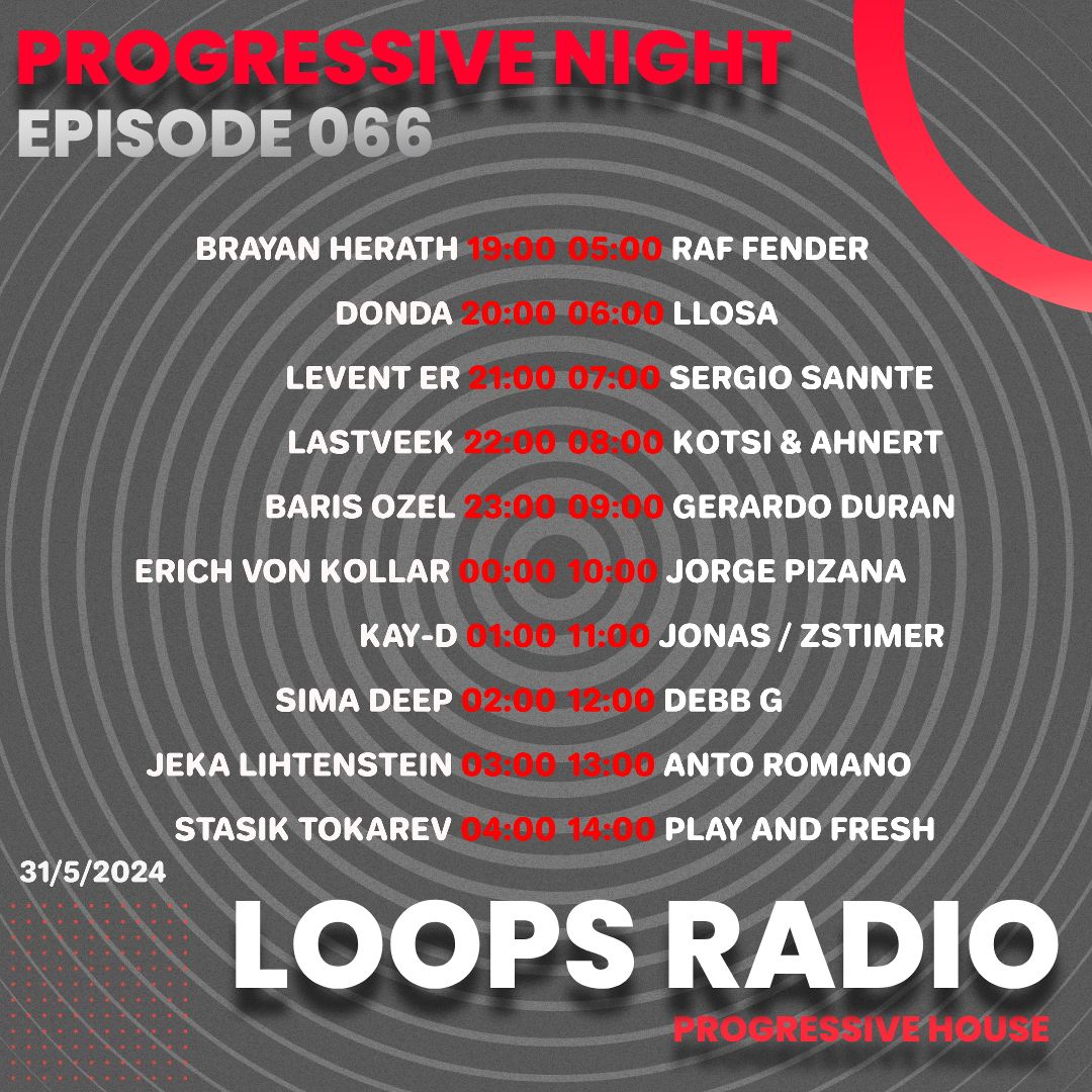Jeka Lihtenstein - Progressive Night Episode 066 - Loops Radio episode artwork