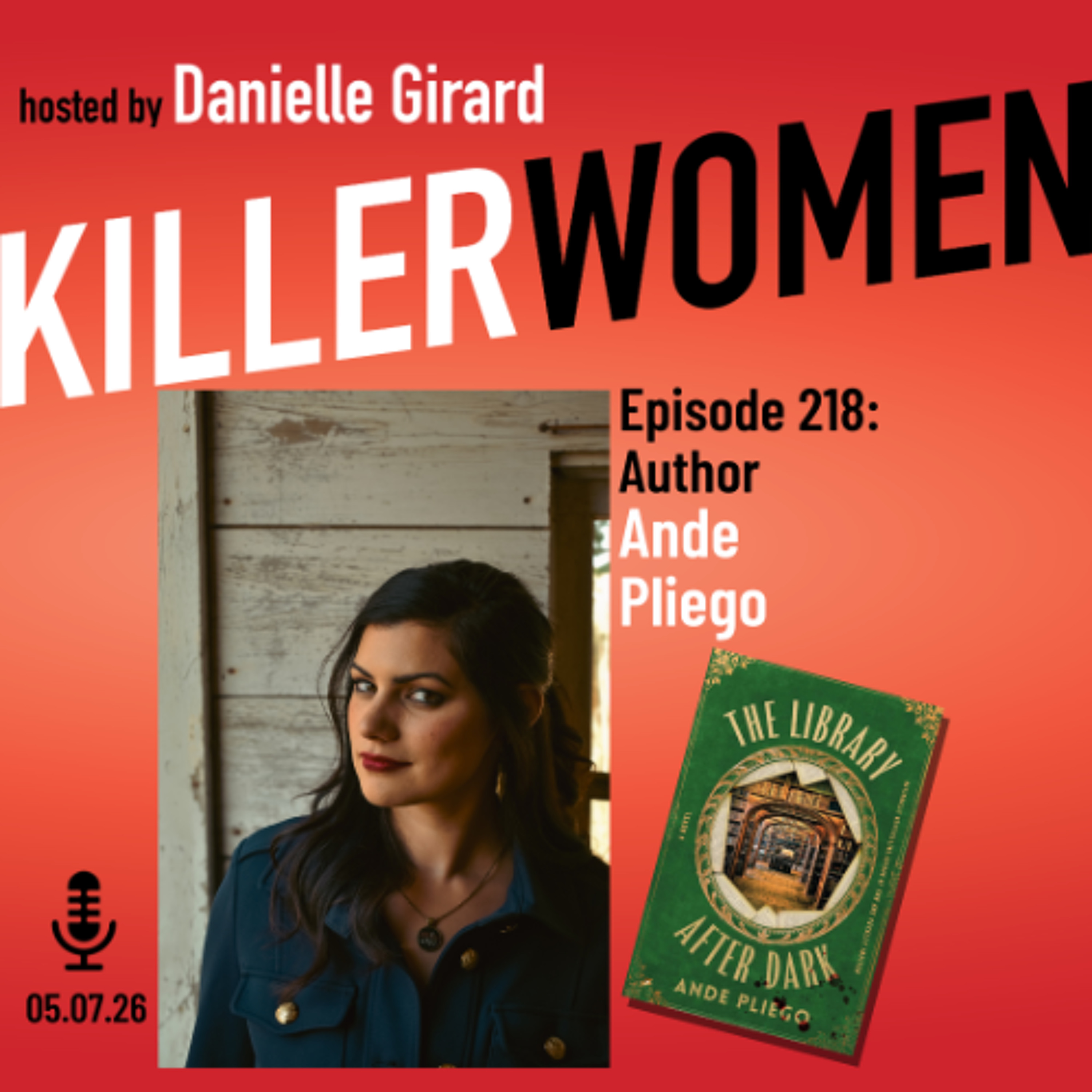 Ande Pliego on writing her chilling locked room thriller THE LIBRARY AFTER DARK